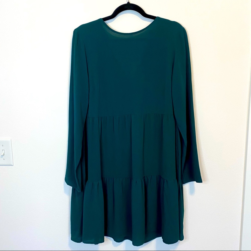 ASOS Maternity Green Long Sleeve Dress | Size 10